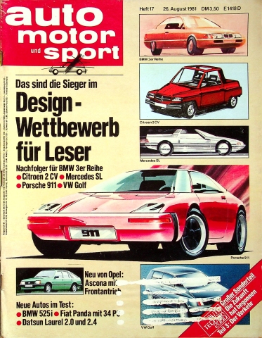 Deckblatt Auto Motor und Sport (17/1981)